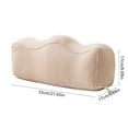thumbnail image 3 of Almohada de apoyo para las piernas durante el embarazo, almohada para dormir fresca, cojín de espuma viscoelástica, funda de almohada extraíble y lavable., 3 of 6