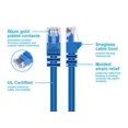 thumbnail image 3 of Cable de red Ethernet Monoprice, 100 pies, 24 AWG, Cat6, azul, 3 of 6