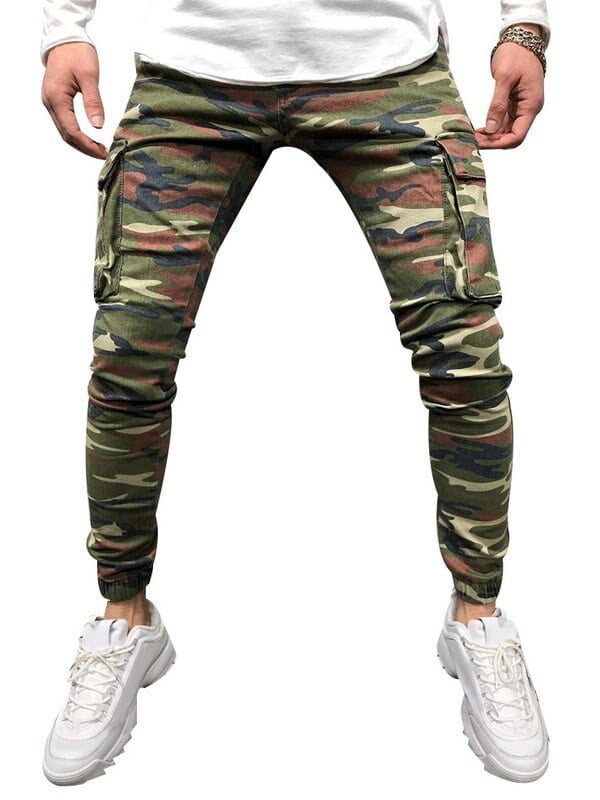 jeans with camo pockets