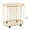 Gold, variant on jifeng Workout Equipment Home Gym Storage Rack with Wheels for Yoga Blocks Dumbbell Black