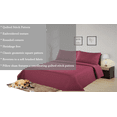 thumbnail image 2 of Gorgeous Home Linen Twin Super Lightweight Quilt Nena Set Hotel Quality Reversible Solid Color Curved Stitch Pattern Use Anywhere Includes Pillowcases Burgundy, 2 of 6