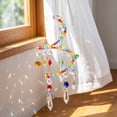 thumbnail image 4 of LEFXSMR Wind Chimes for Outside Colorful Iron Crystal Suncatcher Spinning Windchimes Outdoors for Yard Garden Patio Outdoor Decor & Holiday Gift, 4 of 5