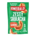 thumbnail image 2 of Emerald Nuts Sriracha, Salt and Pepper, and Jalapeno Flavored Cashews, 5.5 oz Resealable bags (3 Pack Variety), 2 of 9