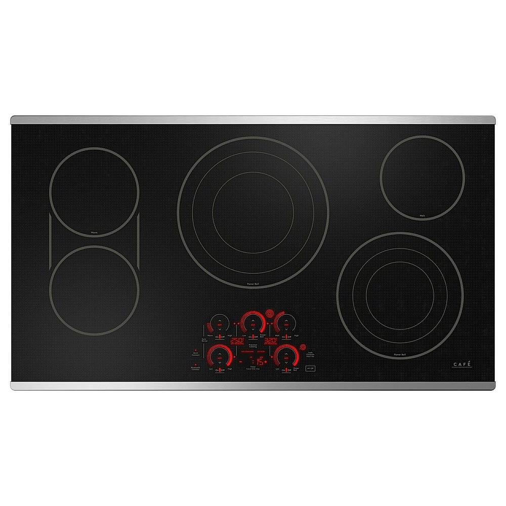 Café CEP90362TSS 36 inch Stainless 4-Burner Built-In Electric Cooktop