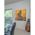 thumbnail image 5 of "Afrikarma Peacock" Painting Print on Wrapped Canvas, 5 of 7
