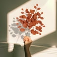 thumbnail image 4 of TIELUTT Feuilles Réalistes Feuilles Rouges Douces pour Maison Mariage Fête Vase Intérieur Extérieur Fleurs de Glycine Fleurs Tropicales Support de Fleurs de Mariage Fleurs pour Extérieur, 4 of 5