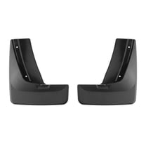 WeatherTech Custom No Drill Splash Guard MudFlaps compatible with 2020-2022 Hyundai Palisade, Rear Pair - Black