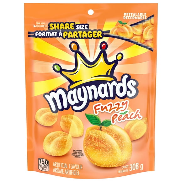Maynards Fuzzy Peach Candy, 308 g