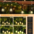 thumbnail image 3 of Cadena de luces EIKOSON para exteriores, 29 m, 64 LED, atenuador impermeable, 3 of 7