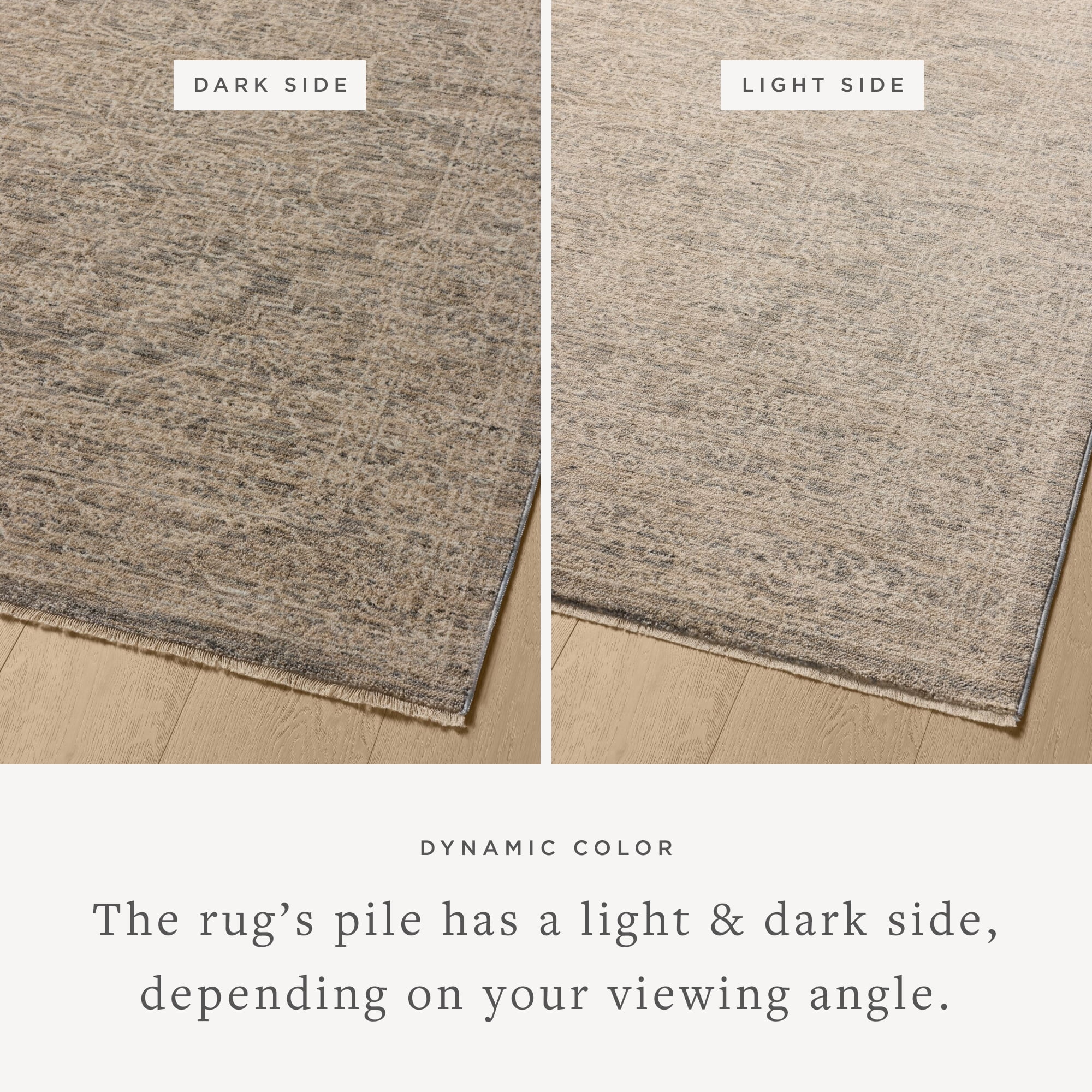 Loloi Newman Slate / Natural 7'-10" x 7'-10" Round Area Rug