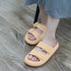 thumbnail image 5 of Zapatillas de suela gruesas zapatillas sin deslizamiento hebillas ajustables zapatos de baño sandalias de eva para interiores al aire libre, 5 of 6