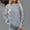 508_Grey, variant on YEJIMAN Long Sleeve T-shirt, Blue Oversized Tshirts For Women, Fashion Casual Women's Warm Sweatshirt Long Sleeve O Neck 2024 Autumn and Winter New Women's Sweatshirt Top, Big & Tall