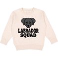 thumbnail image 2 of Inktastic Dog Black Labrador Squad Toddler Sweatshirt, 2 of 4