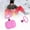 Pink, variant on 1PCS Plastic Snow Sleds,Snow Board for Kids Adults,Portable Winter Plastic Skiing Boards,Outdoor Winter Plastic Skiing Boards with Handle,Children Snow Sled Sledge,Snow Grass and Sand Boarding