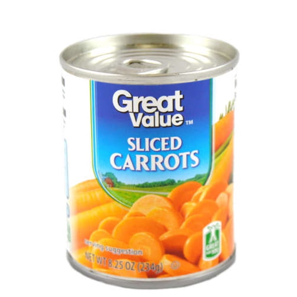 Great Value Sliced Carrots, 8.25 oz