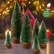 thumbnail image 4 of Mini árboles de Navidad para decoración navideña, 6 unidades, color verde KPX, 4 of 6
