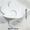 White, variant on Flower Shape Wall Deor Floating Shelf, Cute Wall Display Rack, Small Decorative Shelf Wall Mounted,Hanging Wall Shelf for Toys, Plants and Decorations Storage, Purple
