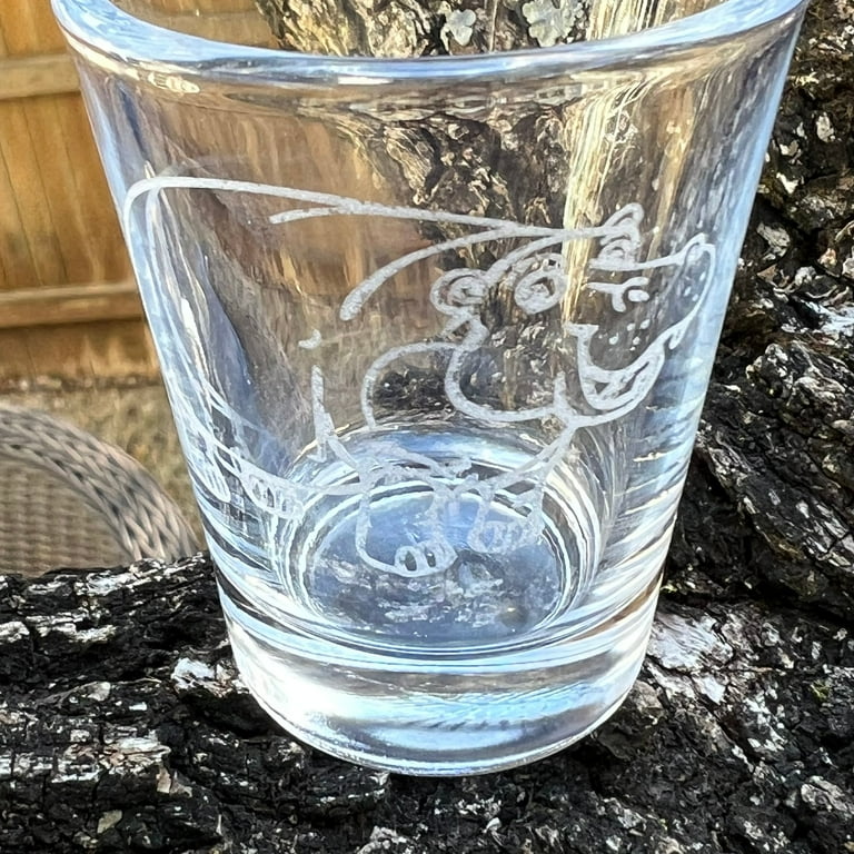 2oz Hippo Shotglass LASER 2oz Hippo Shotglass LASER
