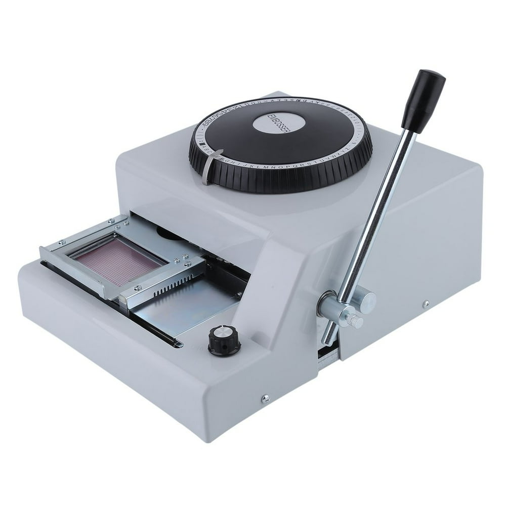 Instahibit 70 Character Pvc Card Embosser Stamping Machine Credit ID