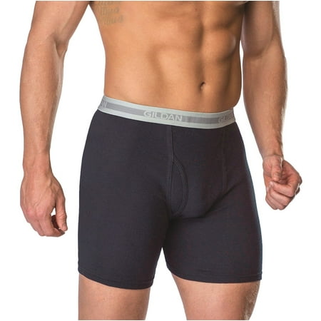 Gildan Big Men's Assorted Boxer Brief Underwear, 3-Pack +1 Bonus ...