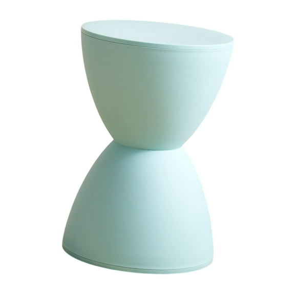 TISHITA Round Foot Stool Change Shoe Stool Decor Multipurpose Seat Small Footstool Ottoman for Apartment Home Nursery Bedside Doorway Green