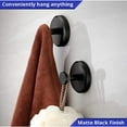 thumbnail image 5 of PEACNNG Suction Cup Hooks for Shower, Bathroom, Kitchen, Glass Door, Mirror, Towel, Coat, Bath Robe Hook Holder for Hanging – Waterproof,, 5 of 5
