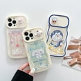 thumbnail image 2 of Funda De Dibujos Animados Doraemon Cinnamoroll Pink Kitty Arenas Movedizas Para iPhone 14 Pro Max 14 Plus 11 12 13 12Pro Slide Lente De Cámara Protección De La Cubierta Del Teléfono Carcasa, 2 of 4
