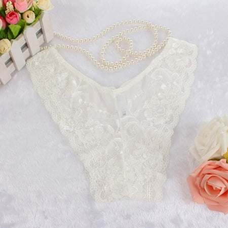 

Ykohkofe Women Sexy Lace See-Through Breathable Soft Briefs Panties Lingerie Underwear