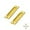 Gold, variant on ABCISI 2 Pack Barn Door Handles, 6 Inch Flush Door Pull, Recessed Door Handles, Sliding Closet Door Finger Pull, Rectangular Flat Plate for Pocket Door Drawer Cabinet Cupboard (Gold)