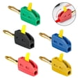 thumbnail image 4 of 8 piezas de conectores tipo banano de corriente alta de 4mm para conexión rápida bañados en oro Terminal de 32A, 4 of 8