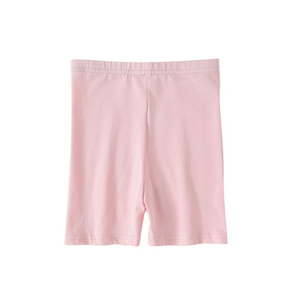 Busydd Unisex Baby Girl Clothes 2-10 Years Casual High Waisted Cotton Girls Shorts Solid Color Teen Toddler Baby Boys Leggings Shorts