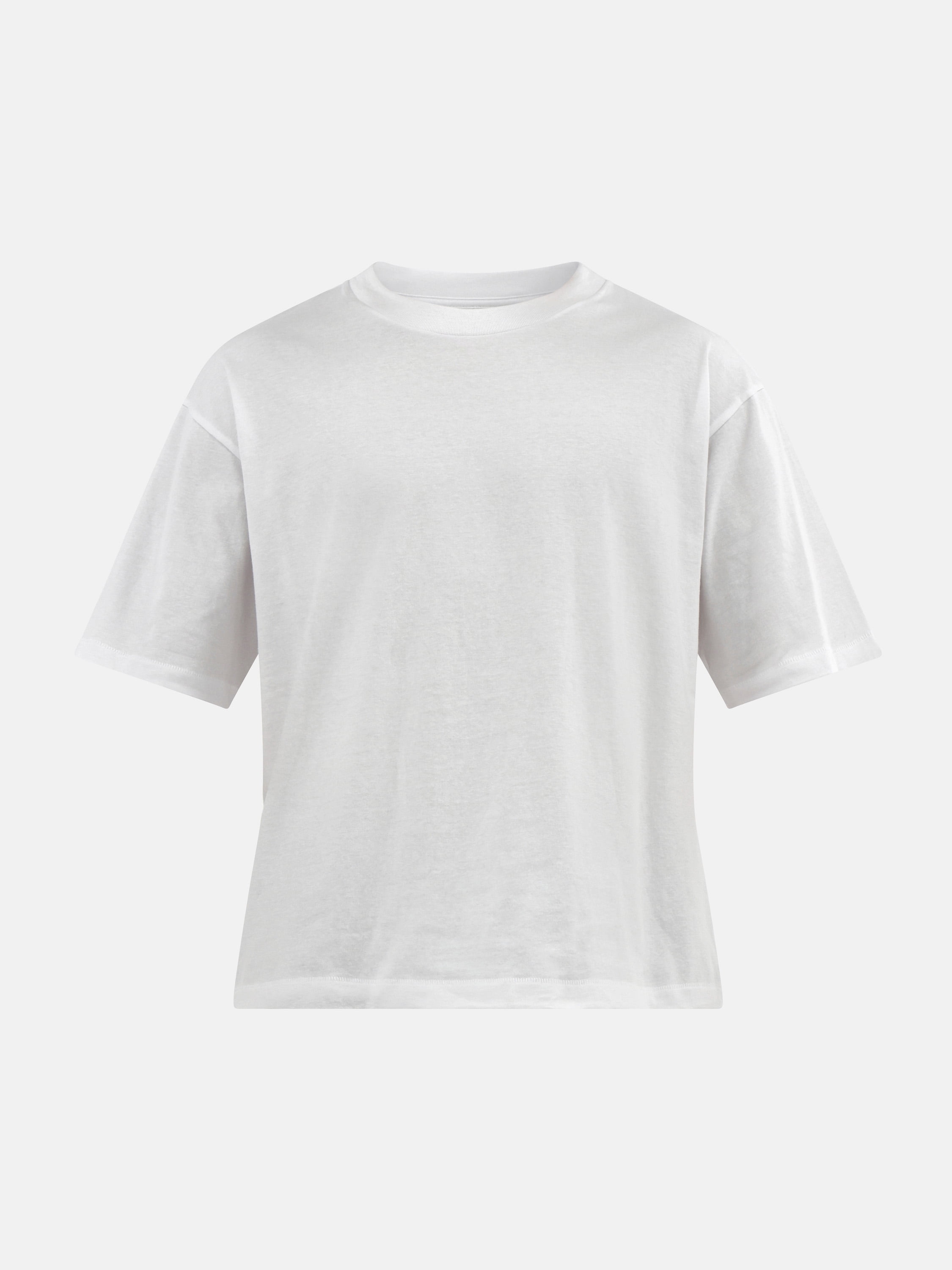 No Boundaries Cotton Oversized Cropped Tee with Short Sleeves, 2-Pack, Men's and Big Men's XS-5XL