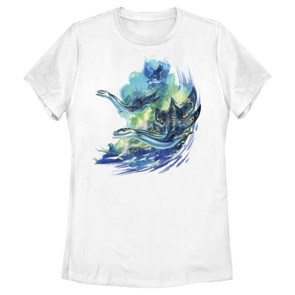 Women's Avatar: The Way of Water Ilus Portrait Graphic Tee White X Large