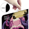 thumbnail image 3 of Acrylic Clipboards with Low Profile Clip, A4 Standard Size 9" x 12.5" File Holder for Writing Drawing, Clip Boards for Doctors Offices, Octopus and Skull Head Gifts, 3 of 7