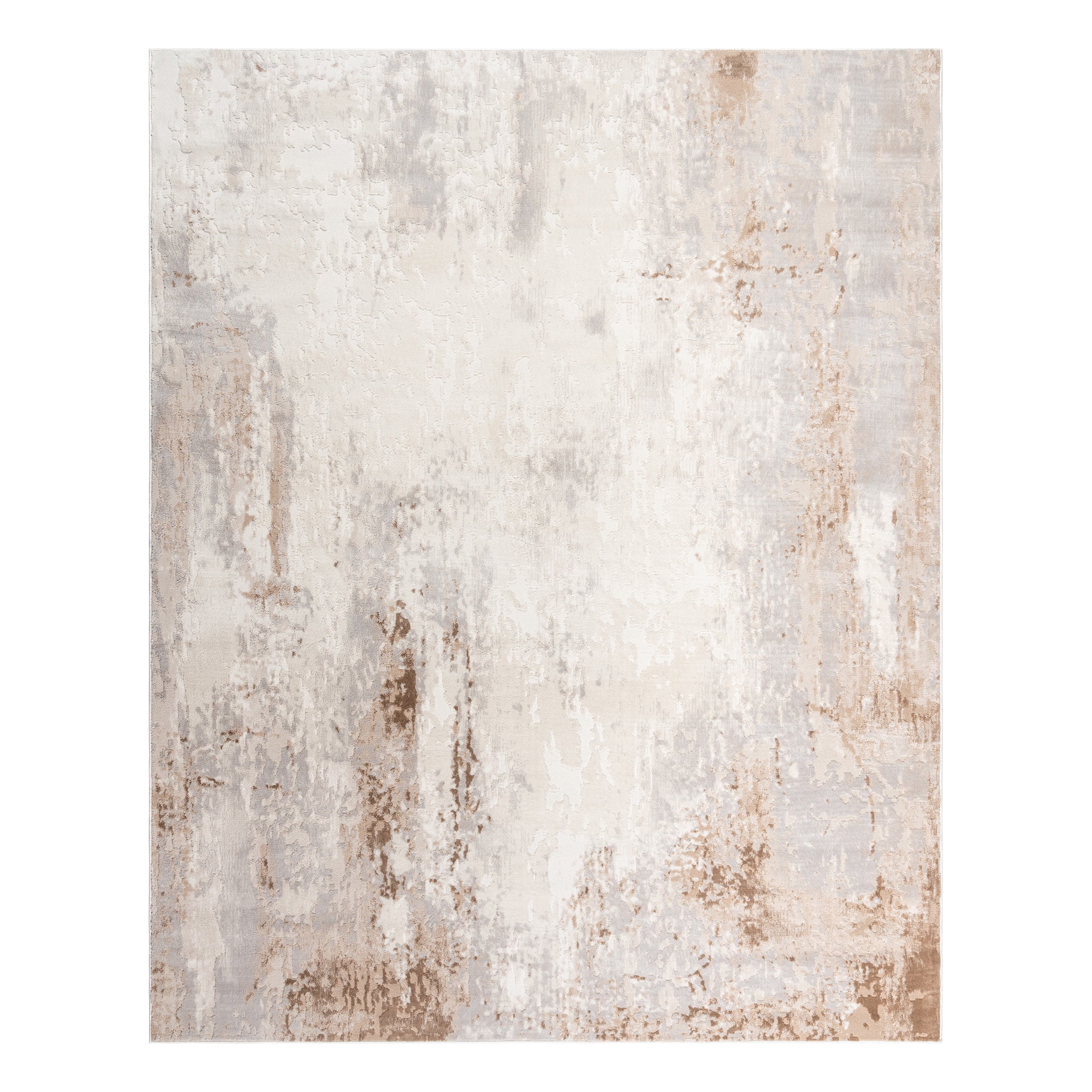 Arlo Verano Modern Abstract Beige Area Rug, 5x8