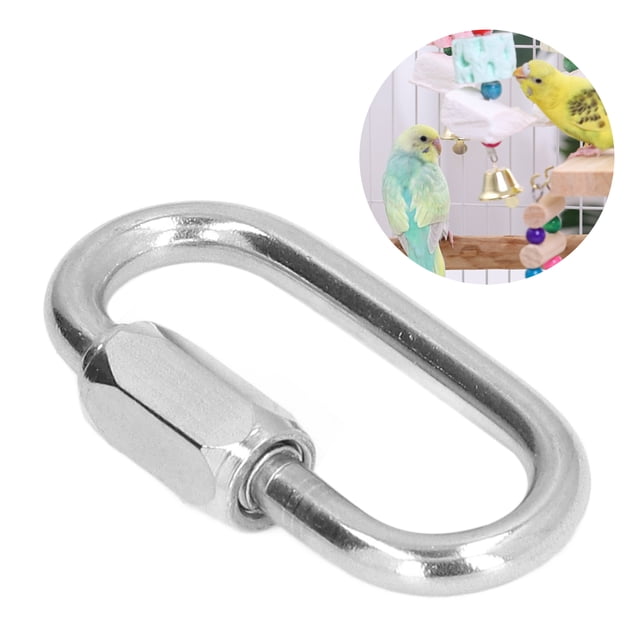 20pcs Bird Leg Rings, Safe Reasonable Design Bird Toy Accessories, Hooks for New or Repair Toys