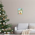 thumbnail image 2 of Stupell Industries Whimsical Fireplace Merry Christmas Graphic Art Gray Framed Art Print Wall Art, Design by Kristina Hultkrantz, 2 of 7