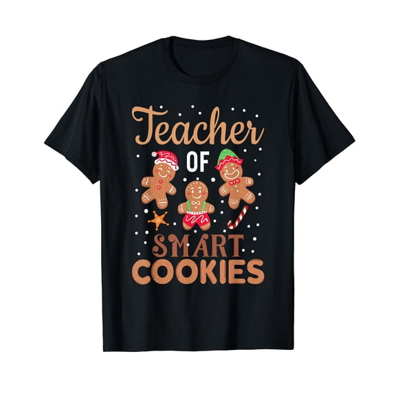 Christmas Teacher Cute Gingerbread Cookies T-Shirt