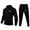 Black, variant on Men's Suits Fashion Hoodie Letter Print Design Casual Sportswear Sweatshirt for Everyday Wear