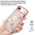 thumbnail image 4 of Tianyedafor iPhone Air Case Leather 6.5 Inch Flower Wallet 4Pcs Card Holder Leather Flip Cover Long/Short Lanyards with Stand Pink, 4 of 5