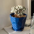 thumbnail image 5 of Sinknap Flowerpot Durable Stable Decorative Breathable Succulents Nursery Garden Planter With Tray For Home, 5 of 5