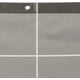 thumbnail image 3 of Cortina de ducha de tela básica con gancho y bucle - 72 x 72 pulgadas, rejilla gris oscuro, 3 of 4