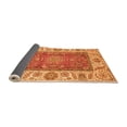 thumbnail image 2 of Ahgly Company Indoor Rectangle Abstract Orange Modern Area Rugs, 6' x 9', 2 of 4