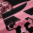 thumbnail image 5 of Erosebridal Chic Cheetah Pattern Black Out Curtains,Pink Glitter Print Bowknot Letter R Curtains Pack of 2 (42x63 Each) For Girls Kids, 5 of 7