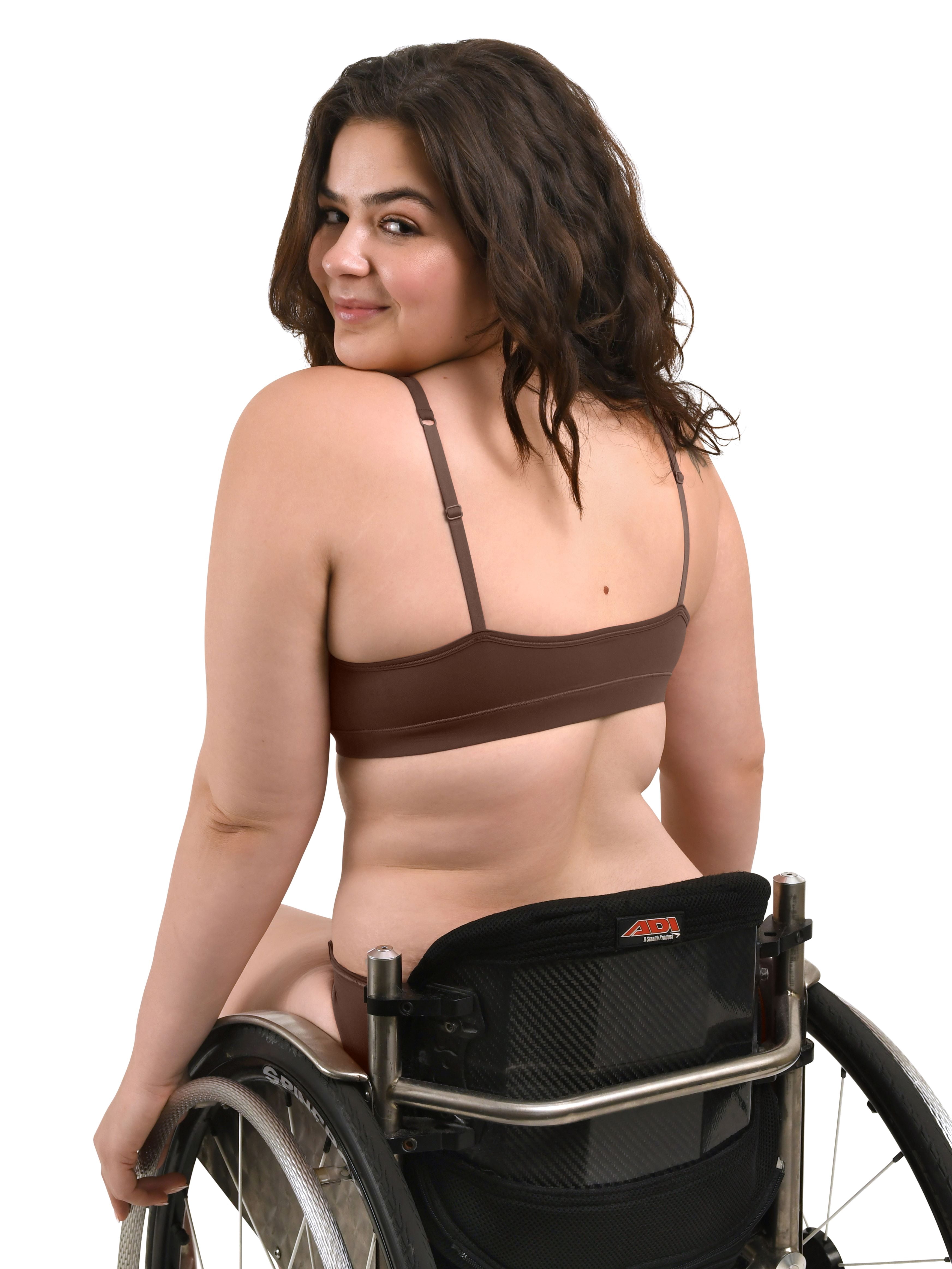 No Boundaries Women's Adaptive Fit Stretch Scoop Bralette, Sizes XS-3XL
