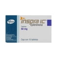 thumbnail image 1 of Inspra IC 50 mg 10 tabletas, 1 of 3