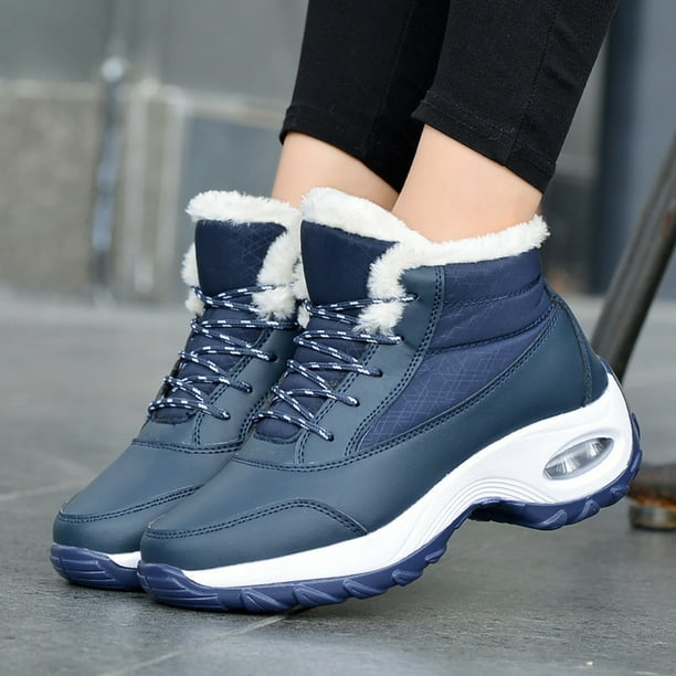 Botas De Nieve De Invierno Impermeables Botas de nieve ligeras y cortas para mujer, cómodas para actividades al aire libre Wdftyju Tenis De Mujer Tenis De Hombre