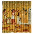 thumbnail image 1 of ABPHQTO Antiguo Divino Egipto Cortina de ducha Cortina de ducha impermeable 160x180 cm, 1 of 2