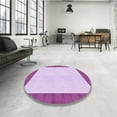 thumbnail image 4 of Ahgly Company Machine Washable Indoor Rectangle Transitional Blossom Pink Area Rugs, 2' x 5', 4 of 7