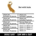 thumbnail image 2 of California State Silhouette Wood Mini Charms Shapes DIY Craft Jewelry - With Hole - 18mm (17pcs), 2 of 7
